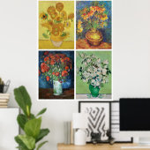 Poster Les fleurs de Van Gogh (Bureau à domicile)