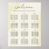 Poster Les fleurs dorées (Devant)