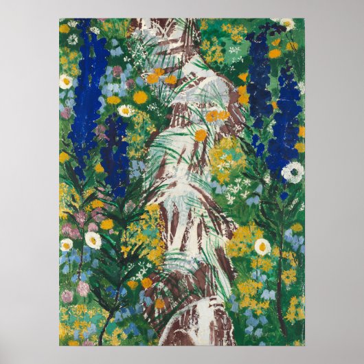 Poster Les fleurs du ruisseau | August Babberger (Devant)