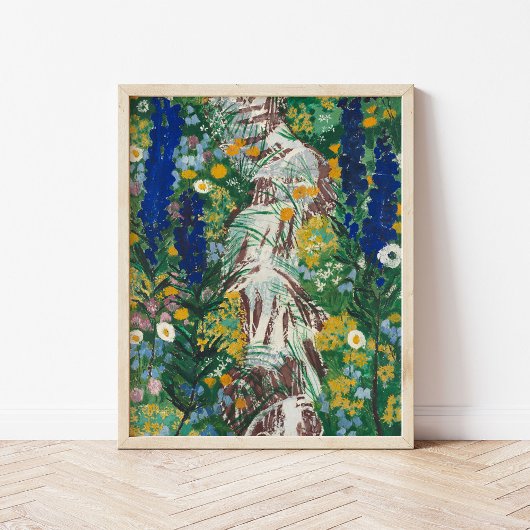 Poster Les fleurs du ruisseau | August Babberger
