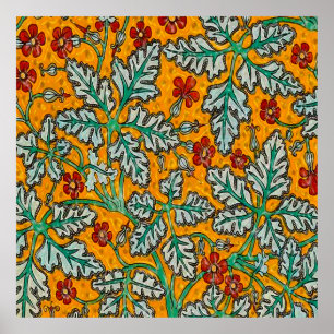 Poster Les fleurs jaunes de Betty