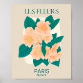 Poster Les Fleurs Paris (Devant)