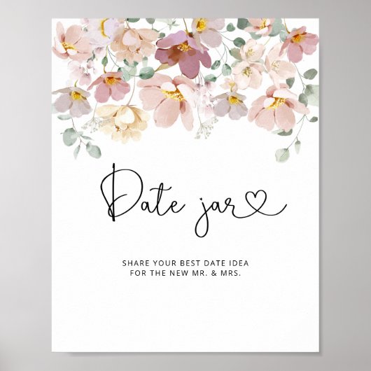 Poster Les fleurs sauvages datent des idées nocturnes. Je (Devant)