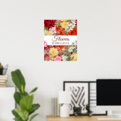 Poster Les fleurs sont toujours une bonne idée (Bureau à domicile)