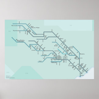 Poster Les fleuves Brazos et Colorado