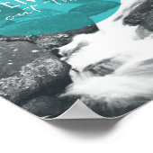 Poster Les fleuves | L'aventure est dehors Citation (Coin)