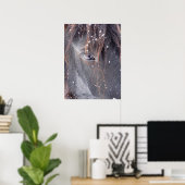 Poster Les flocons de neige sur Fell Pony (Bureau à domicile)
