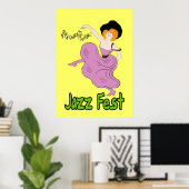 Poster Les folies de la Fête de Jazz (Bureau à domicile)