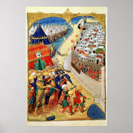 Poster Les forces turques se préparent à la bataille (Devant)