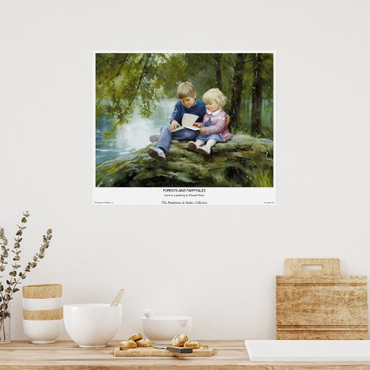 Poster Les Forêts Et Les Contes De Fairytales (Cuisine)