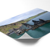 Poster Les formations rocheuses de Reynisdrangar en Islan (Coin)