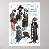 Poster Les fourrures branchées de Swan & Edgar #A (Devant)