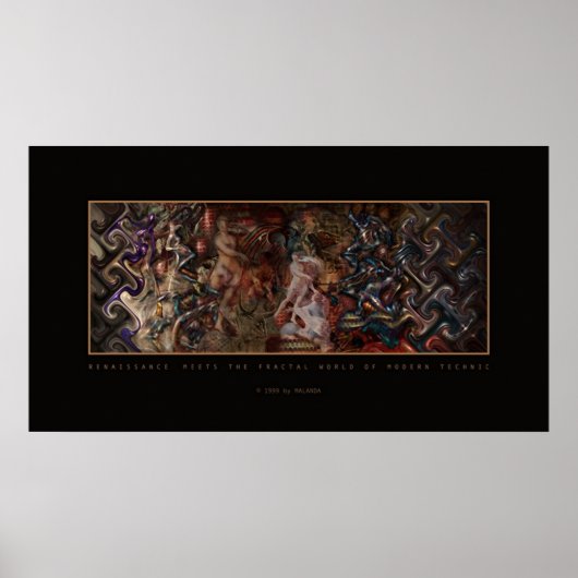 Poster Les fractales sont anciennes (Devant)