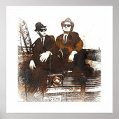 POSTER LES FRÈRES BLUES (Devant)