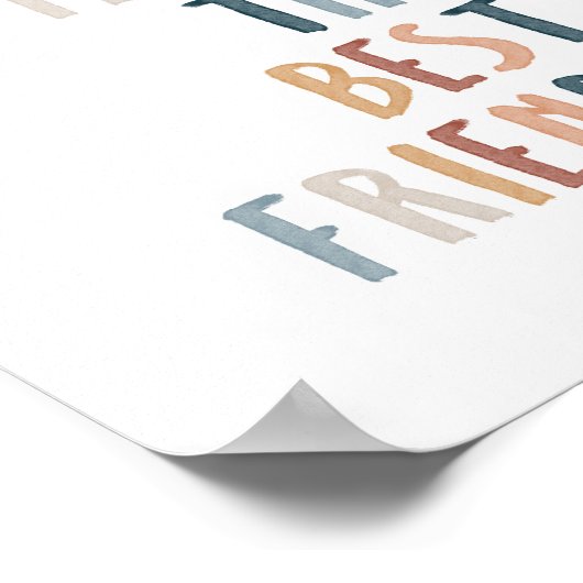 Poster Les frères Boho font imprimer les meilleurs amis (Coin)