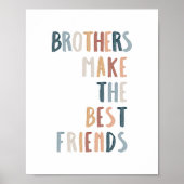 Poster Les frères Boho font imprimer les meilleurs amis (Devant)