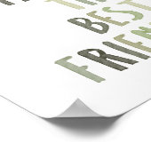 Poster Les frères et soeurs verts Sage font les meilleurs (Coin)