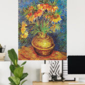 Poster Les frères impériaux de Van Gogh dans un vase de c (Bureau à domicile)