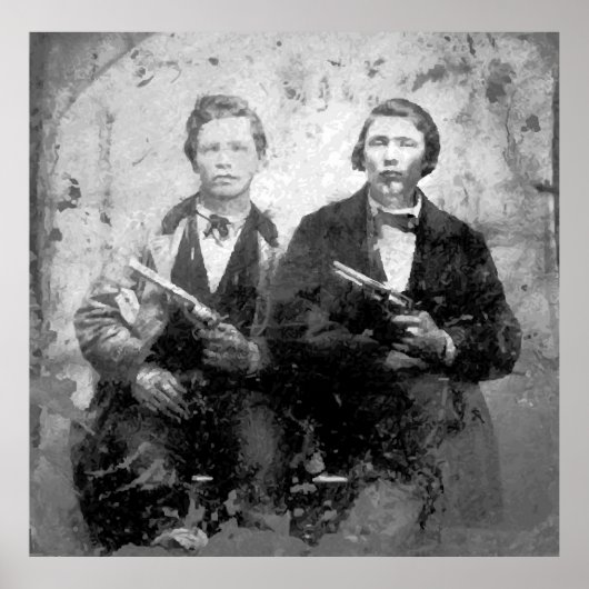 POSTER LES FRÈRES JAMES : FRANK & JESSE (Devant)