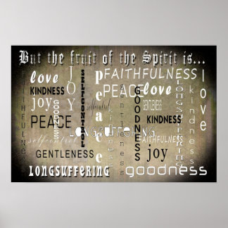 Poster Les Fruits de l'esprit