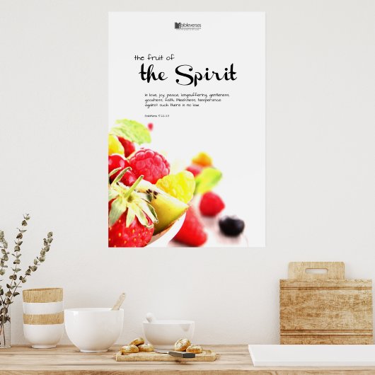 Poster Les Fruits de l'esprit (Cuisine)