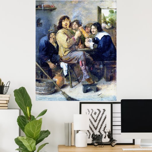 Poster Les fumeurs (Bureau à domicile)