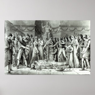 Poster Les funérailles de Jean Paul Marat