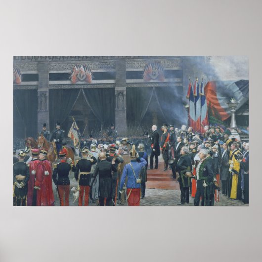 Poster Les funérailles de Louis Pasteur (Devant)