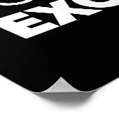 Poster Les Gagnants Agissent, Les Perdants Font Des Excus (Coin)