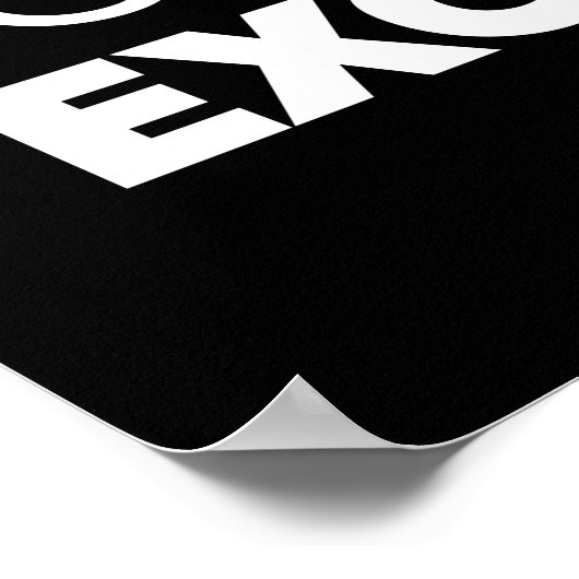 Poster Les Gagnants Agissent, Les Perdants Font Des Excus (Coin)