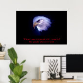 Poster Les gagnants des yeux d'aigle motivationnel ne cit (Bureau à domicile)