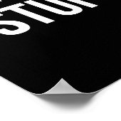 Poster Les gagnants ne quittent jamais - Drôle Motivation (Coin)