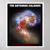 Poster Les Galaxies Antennes (Devant)
