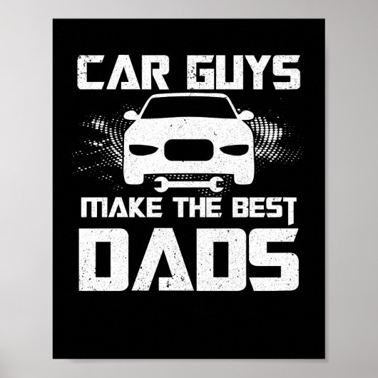 Poster Les Garçons De Voiture Font Les Meilleurs Dads Fêt (Devant)