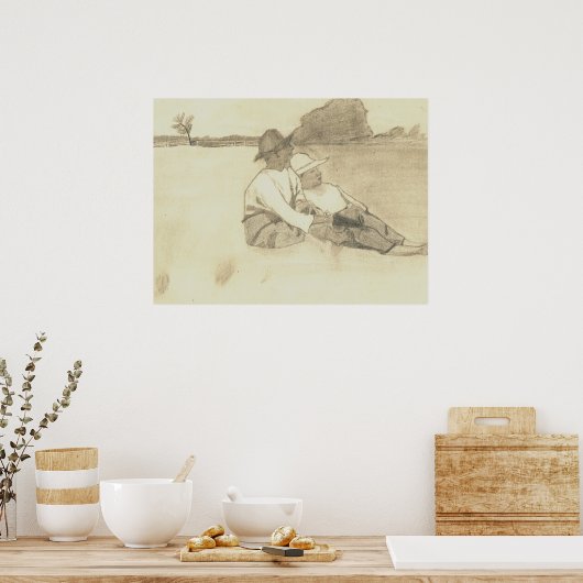 POSTER LES GARÇONS NEGRO (Cuisine)