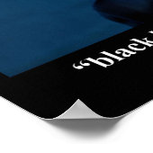 Poster les garçons noirs ont l'air bleu (Coin)