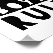 Poster Les garçons règle Poster, les enfants crèche art (Coin)