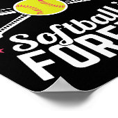 Poster Les Garçons Sont Ce Que Le Softball Est Pour Toujo (Coin)