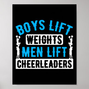 Poster Les garçons soulèvent des poids Les hommes soulève