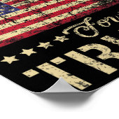 Poster Les Gays Pour Les Étoiles Trump Et Le Drapeau Amér (Coin)