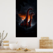 Poster Les Géants du Coucher de Soleil (Cuisine)