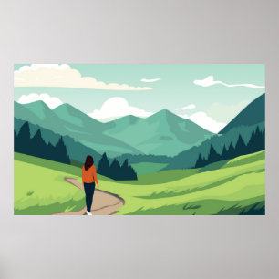 Poster Les gens aiment le paysage