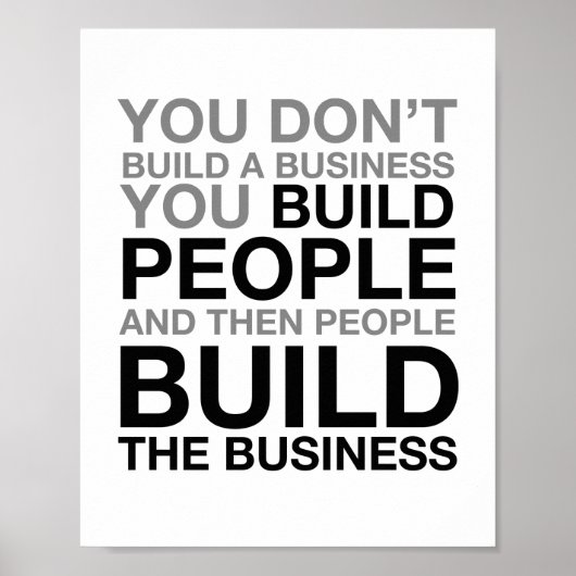 Poster Les Gens Créent L'Entreprise (Devant)