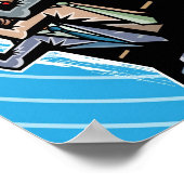 Poster Les gens d'affaires lancent le panneau fléché (Coin)