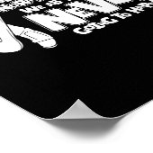 Poster Les Gens De Snowboard Devraient S'Arrêter Sérieuse (Coin)