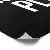 Poster Les gens gros en ont assez sur leur assiette (Coin)