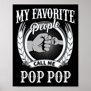 Poster Les gens que j'aime m'appellent Pop Pop Grandpa