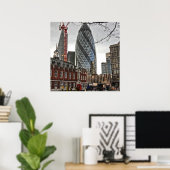 Poster Les Gherkins de Londres (Bureau à domicile)