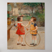 Poster Les Glaces du Jour | Victor Gabriel Gilbert (Devant)