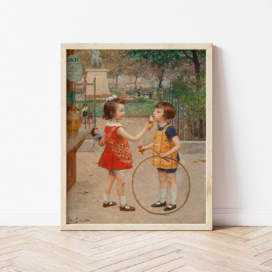 Poster Les Glaces du Jour | Victor Gabriel Gilbert